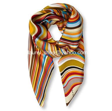 Paul Smith Large Square Swirl Scarf